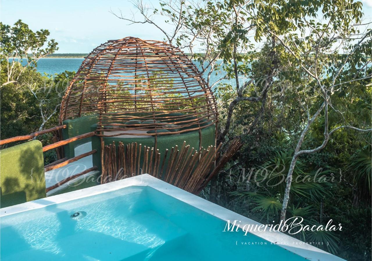 Willa Casa Pibe, Private Jacuzzi, Pier And Rooftop Bacalar Zewnętrze zdjęcie